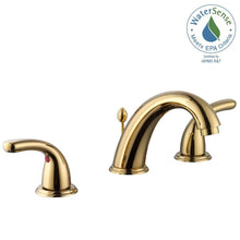 Load image into Gallery viewer, Glacier Bay 67364W-6A02 Builders 8&quot; Widespread Bathroom Faucet Polished Brass
