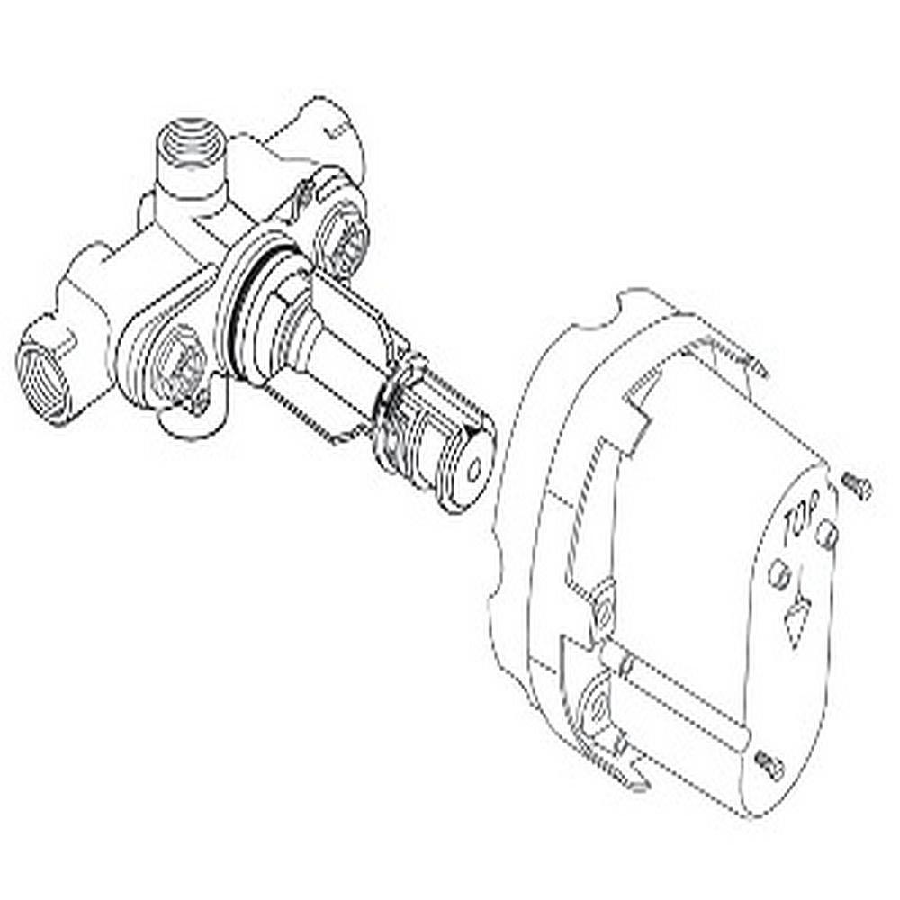 American Standard R510 Ceratherm Rough Valve Body 1/2 NPT Inlets/Outlets