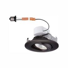 Load image into Gallery viewer, (2x) Commercial Electric CER4742ABZ30 4&quot; Bronze Recessed LED Gimbal Trim T41BZ
