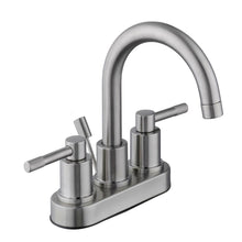 Load image into Gallery viewer, Schon 67703W-6004 Axel 4&quot; Centerset High-Arc Bath Faucet in Brushed Nickel
