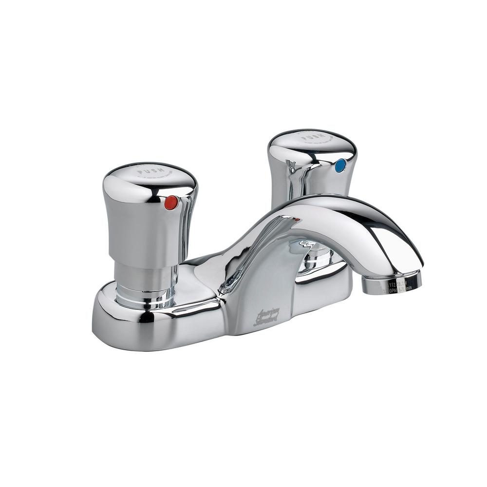 American Standard 1340.225.002 Metering 2Handle Low-Arc Bathroom Faucet Chrome