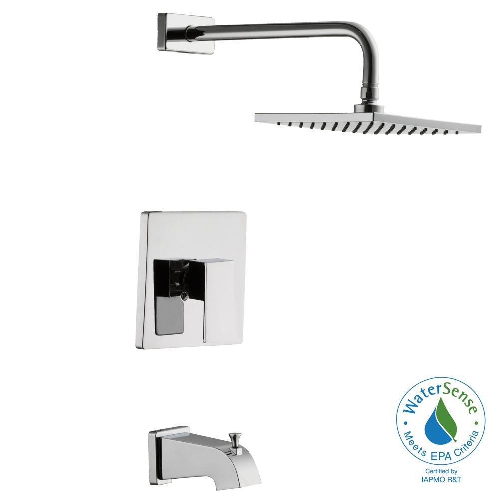 Schon HD873X-6401 Marx Single Handle 1-Spray Tub and Shower Faucet in Chrome