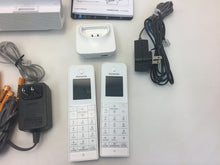 Load image into Gallery viewer, Panasonic KX-PRD262W Link2Cell Dock Style Bluetooth 2 Handsets White
