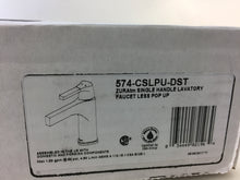 Load image into Gallery viewer, Delta 574-CSLPU-DST Zura 1-Hole 1-Handle Bathroom Faucet, Chrome/Matte Black
