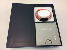 Load image into Gallery viewer, Fitbit Versa FB504RGPK Fitness Smart S/L Size Watch Peach Rose Gold, NOB
