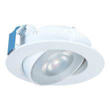 Load image into Gallery viewer, Halo HLA 4&quot; Color Selectable Canless Recessed Gimbal Trim LED Light Kit
