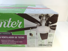 Load image into Gallery viewer, Hunter 59185 Duncan 52 in. Indoor Brushed Nickel Ceiling Fan 1001641276
