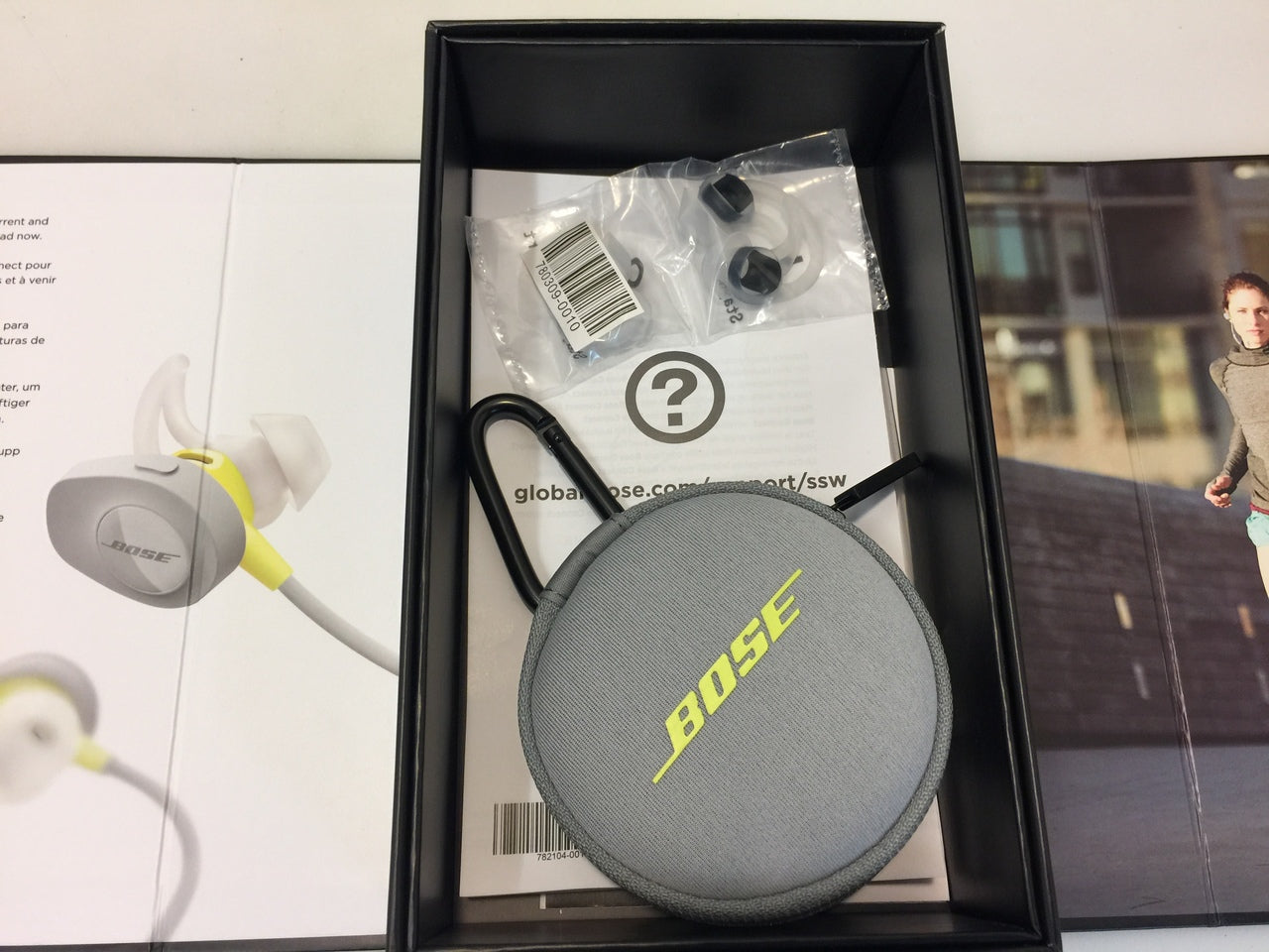Bose SoundSport 761529-0030 Neckband Wireless Headphones Citron