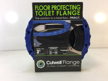 Load image into Gallery viewer, Culwell Flange AC3 3 in. Compression Floor Protecting ABS Toilet Flange Black
