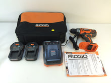 Load image into Gallery viewer, RIDGID R860052K 18-Volt Lithium-Ion 1/2 in. Cordless Compact Drill/Driver Kit
