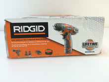 Load image into Gallery viewer, Ridgid R82005K 12-Volt Lithium-Ion 3/8&quot; Cordless 2-Speed Drill Kit
