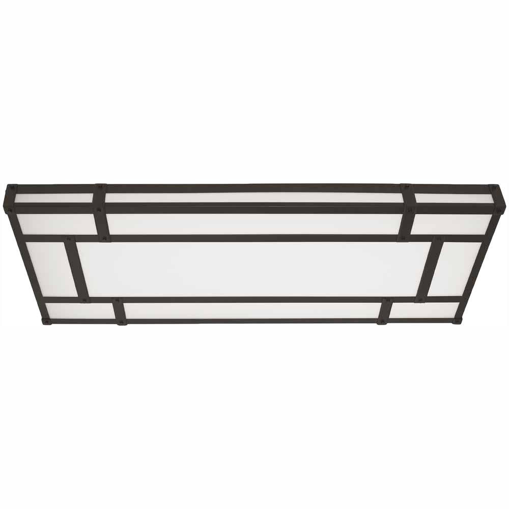 Hampton Bay HB1517L4-151 128W Natural Iron LED Ceiling Flush Mount 1002595204
