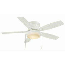 Load image into Gallery viewer, Hampton Bay YG216-MWH Roanoke 48 in. White Ceiling Fan with Light 162537
