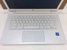 Load image into Gallery viewer, Hp Chromebook 14-ca030nr 14&quot; Intel Celeron N3350 1.1GHz 4GB 16GB eMMC White
