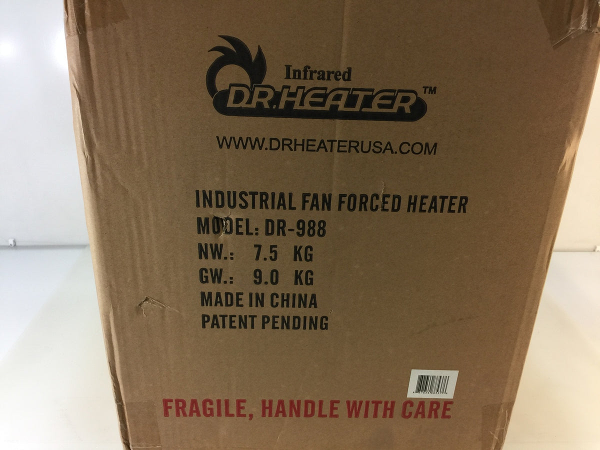 DR. Infrared Heater DR988 5600W Infrared Garage Portable Space Heater