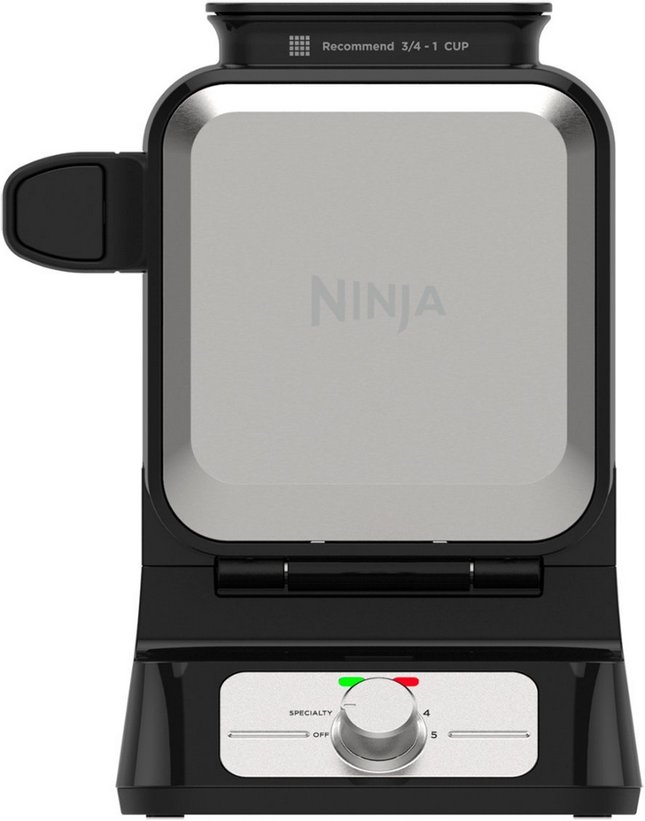 Ninja BW1001 Belgian Waffle Maker PRO NeverStick - Black/Stainless Steel