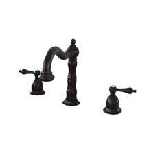 Load image into Gallery viewer, Belle Foret OB-WHL1211C 2-Handle Roman Tub Faucet Oil Rubbed Bronze BFN40501ORB
