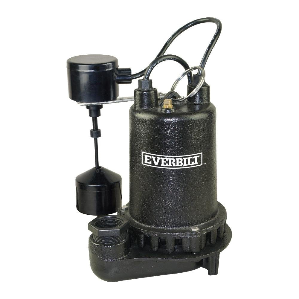 Everbilt PSSP10001VD 1 HP Professional Cast Iron Sump Pump