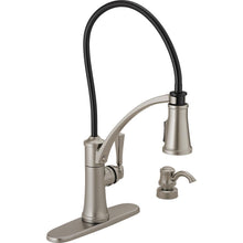 Load image into Gallery viewer, Delta 19744Z-SPSD-DST Foundry Single-Handle Pull-Down Sprayer Kitchen Faucet
