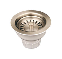 Load image into Gallery viewer, Whitehaus Collection RNW35-BN 3-1/2&quot; Basket Strainer in Brushed Nickel
