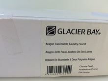 Load image into Gallery viewer, Glacier Bay 67236-0A01 Aragon 4&quot; Centerset 2-Handle Laundry Faucet in Chrome
