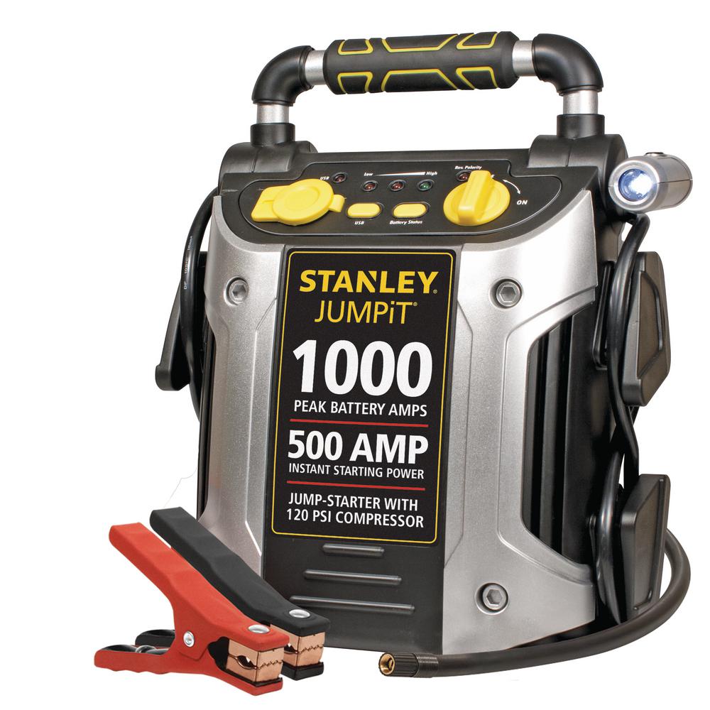 Stanley Jumpit 1000A J5C09 500 Amp Jump Starter with Compressor