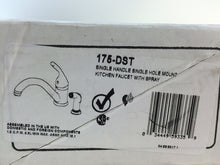Load image into Gallery viewer, Delta 175-DST Classic 1-Handle Standard Kitchen Faucet w/ Side Sprayer Chrome
