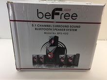 Load image into Gallery viewer, Befree Sound BFS-420 5.1 Channel Surround Bluetooth Speaker System, NOB
