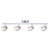 Load image into Gallery viewer, Hampton Bay DC7606PR 4-Light Pewter Integrated LED Track Lighting Fixture
