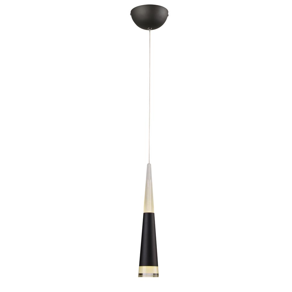 Transglobe MDN-1422 BK Bismuth 6-Watt Black Integrated LED Pendant