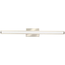 Load image into Gallery viewer, Lithonia Lighting Contemporary Arrow 1Light Brushed Nickel 3K LED Vanity Light
