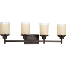 Load image into Gallery viewer, Progress Lighting P2998-20 Alexa 4-Light Antique Bronze Vanity Light
