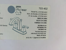 Load image into Gallery viewer, Pegasus 67579W-6201 Mason 4&quot; Centerset 2Handle High-Arc Bathroom Faucet Chrome
