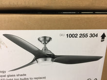 Load image into Gallery viewer, Home Decorators Bachton 60&quot; LED DC motor Brushed Nickel Ceiling Fan YG638-BN
