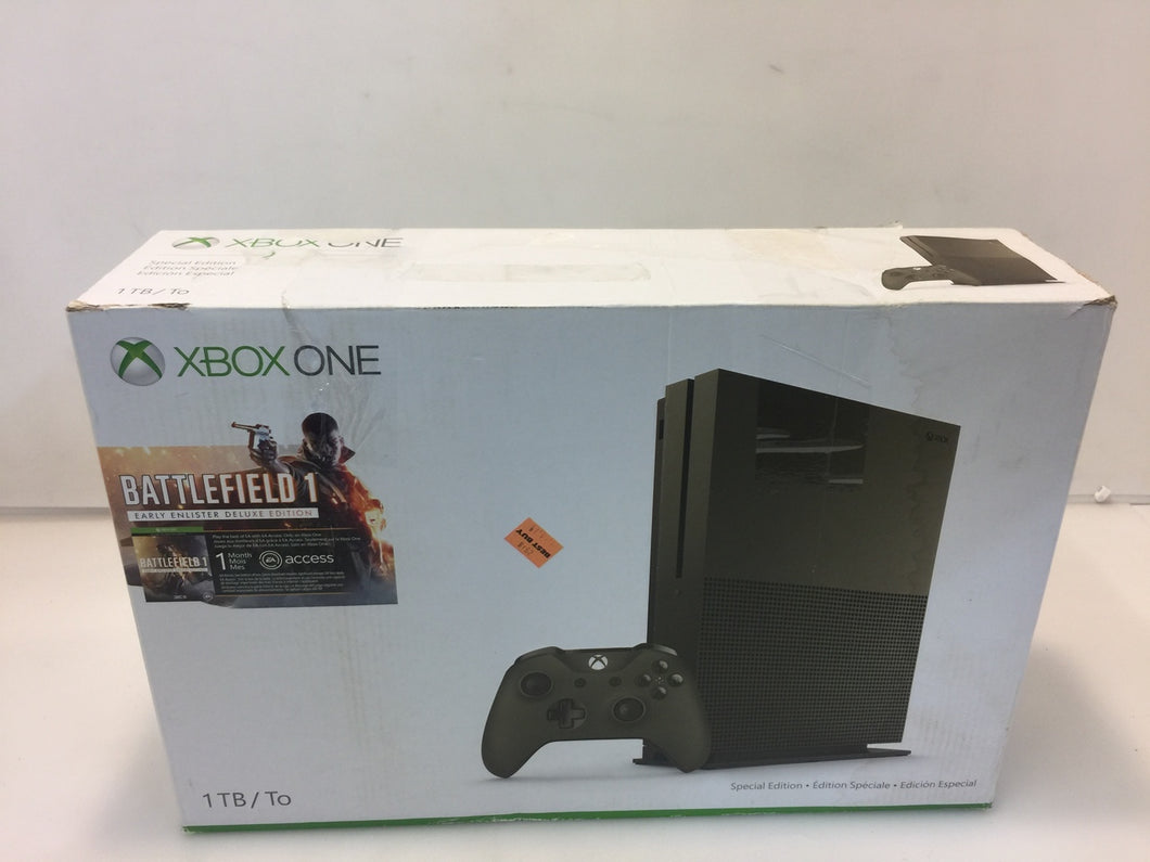 Microsoft Xbox One S Battlefield 1 Early Enlister Deluxe Edition 1TB Console