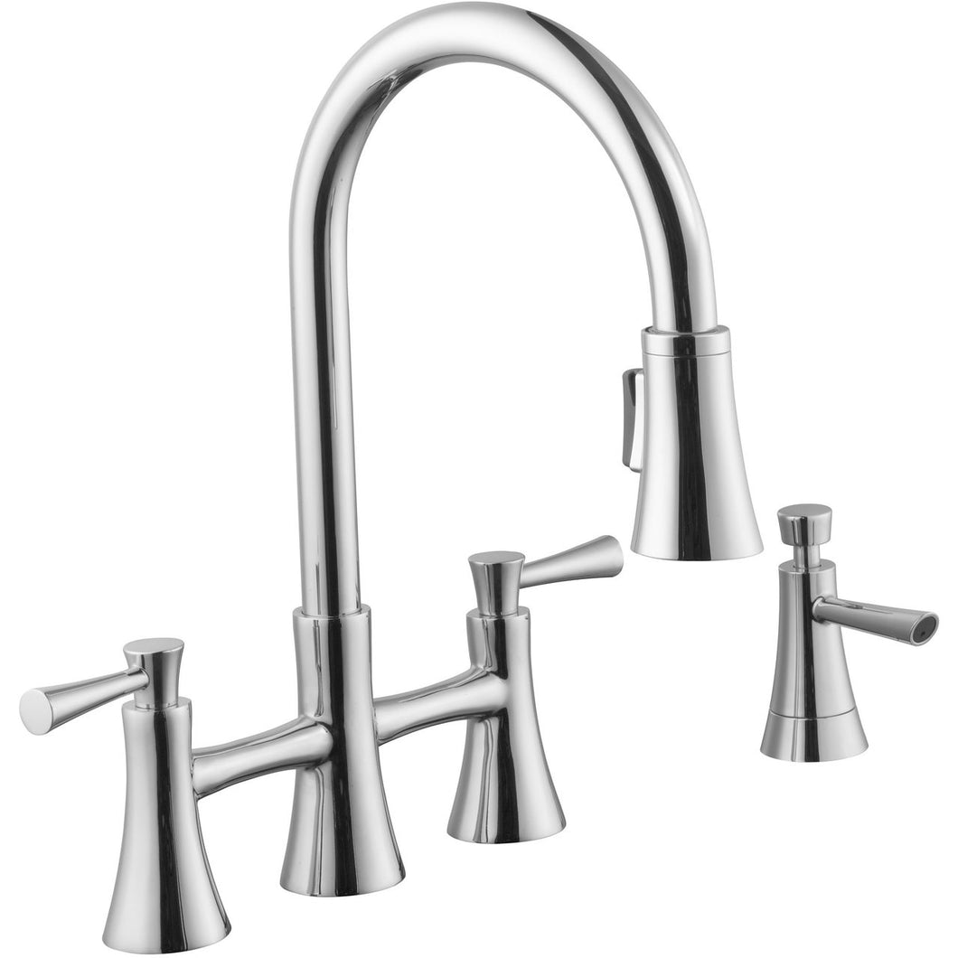 Schon 67065-0101 925 Series 2-Handle Pull-Down Sprayer Kitchen Faucet, Chrome