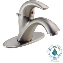 Load image into Gallery viewer, Delta 583LF-SSWF Classic Single Hole Single-Handle Bathroom Faucet, Stainless
