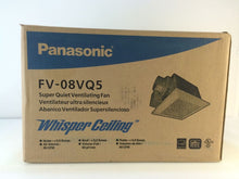 Load image into Gallery viewer, Panasonic FV-08VQ5 WhisperCeiling 80 CFM Ceiling Exhaust Bath Fan
