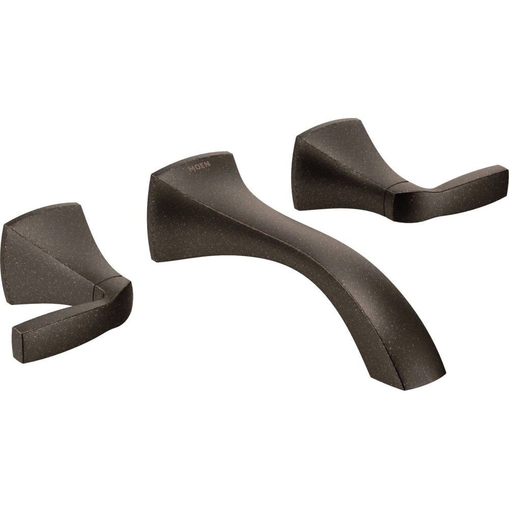 Moen T6906ORB VOSS Double Handle Wall Mount Bathroom Faucet Oil Rubbed Bronze