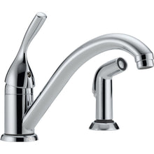 Load image into Gallery viewer, Delta 175-DST Classic 1-Handle Standard Kitchen Faucet w/ Side Sprayer Chrome
