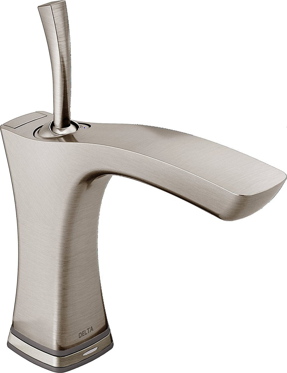 Delta Faucet 552TLF-SS Tesla 1-Handle Touch2O.xt Bathroom Faucet, Stainless