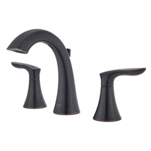 Load image into Gallery viewer, Pfister LG49-WR0Y Weller 8&quot; Widespread 2-Handle Bathroom Faucet Tuscan Bronze
