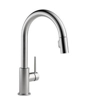Load image into Gallery viewer, Delta 9159-AR-DST Trinsic 1-Handle Pull-Down Kitchen Faucet, Arctic Stainless
