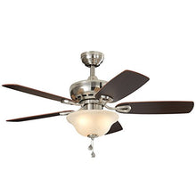 Load image into Gallery viewer, Harbor Breeze 40840 44” Sagecove Brushed Nickle Finish Ceiling Fan 0747607
