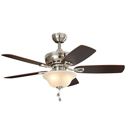 Harbor Breeze 40840 44” Sagecove Brushed Nickle Finish Ceiling Fan 0747607