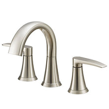 Load image into Gallery viewer, Jacuzzi FW6A0011NP Lyndsay Brushed Nickel Widespread Bathroom Faucet 555626
