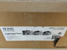 Load image into Gallery viewer, Home Decorators 17017 3-Light Mirrored Stainless Steel Vanity 1002113323
