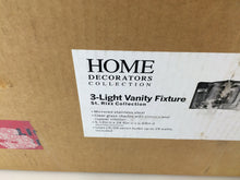 Load image into Gallery viewer, Home Decorators 17017 3-Light Mirrored Stainless Steel Vanity 1002113323

