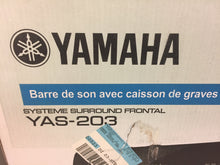 Load image into Gallery viewer, Yamaha YAS-203 Sound Bar Wireless Subwoofer 7.1 Virtual Surround Bluetooth
