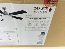 Load image into Gallery viewer, Hampton Bay AG804-LN Winfield 54 in. Liquid Nickel Ceiling Fan 247343

